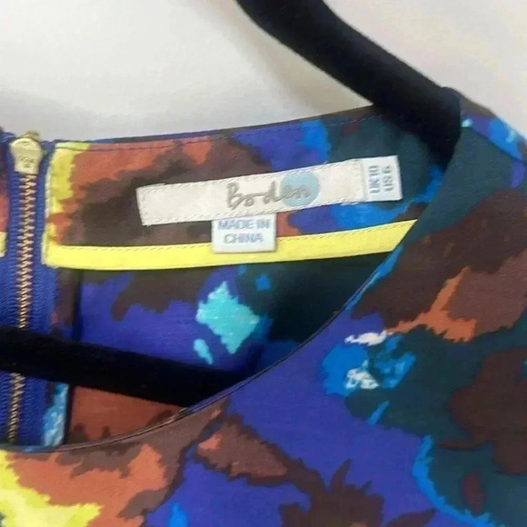 Boden Multicolor Floral Pattern Print Silk Blend Top Blouse Women’s Size… - Picture 3 of 9